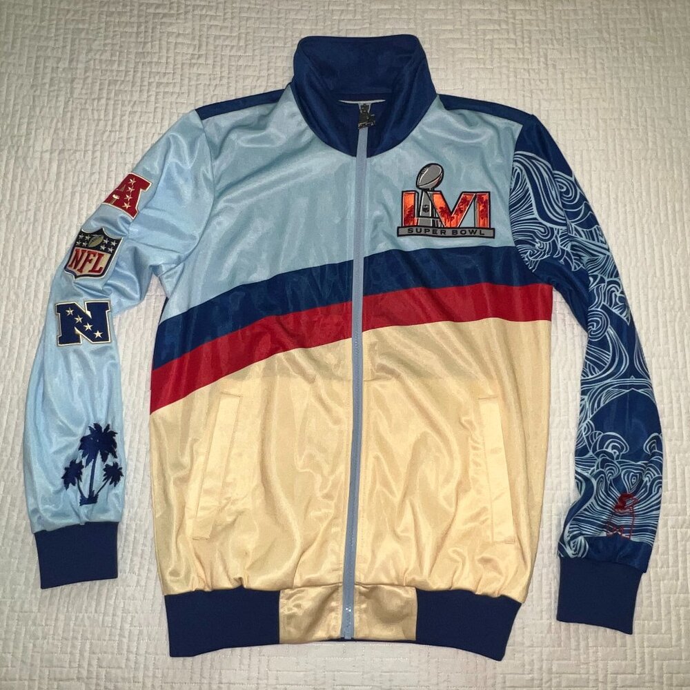 Super Bowl LVI Starter x MSX by Michael Strahan Skyline Full-Zip Track Jacket
